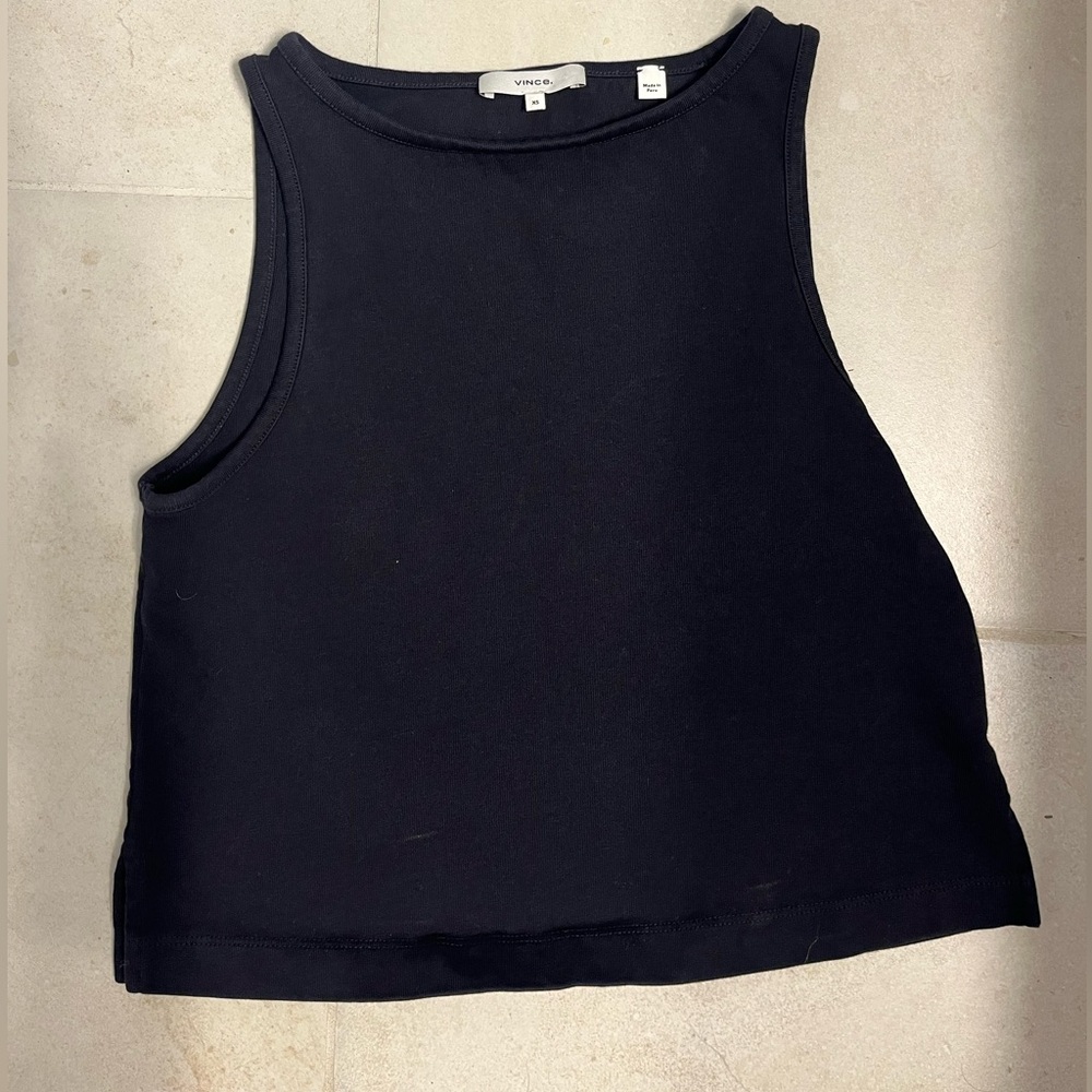 Vince Women's Classic Black Tank Top